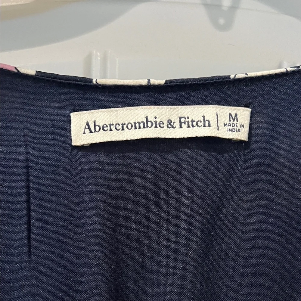 Abercrombie & Fitch Floral Mini Dress - Purple/Pink and Navy - Picture 3 of 5